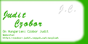 judit czobor business card